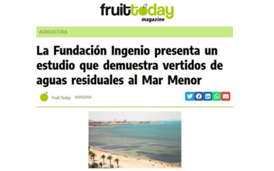 La Fundación Ingenio presenta un estudio que demuestra vertidos de aguas residuales al Mar Menor
