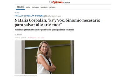 Natalia Corbalán: «PP y Vox: binomio necesario para salvar al Mar Menor»