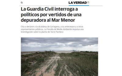 La Guardia Civil interroga a políticos por vertidos de una depuradora al Mar Menor