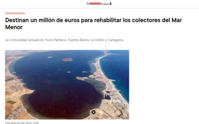 Destinan un millón de euros para rehabilitar los colectores del Mar Menor