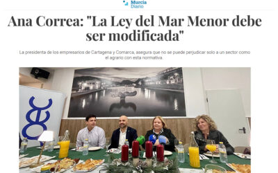 Ana Correa: «La Ley del Mar Menor debe ser modificada»